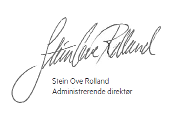 Stein Ove Rolland, signatur