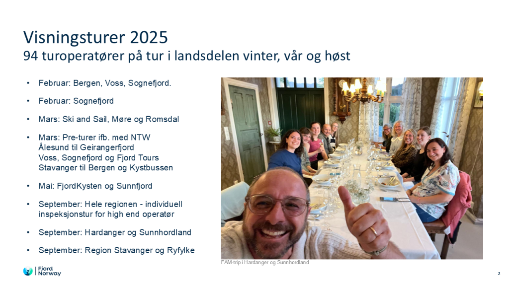 Utklipp fra powerpoint - årsrapport til fylkene