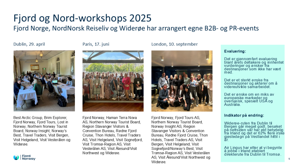 Utklipp fra powerpoint - årsrapport til fylkene