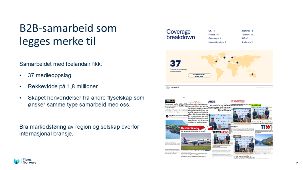 Utklipp fra powerpoint - årsrapport til fylkene